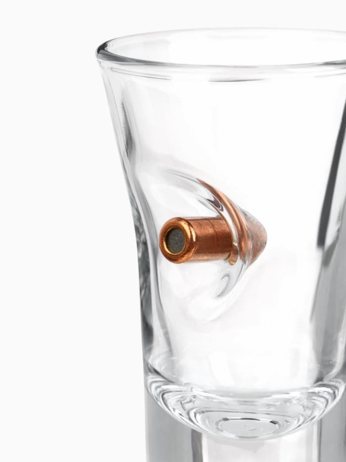 Стопка с пулей «Непробиваемая», стекло, 60 мл