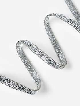 Стразы и бусины термоклеевые, 10 мм, 4.5±0.5 м, цвет серебряный