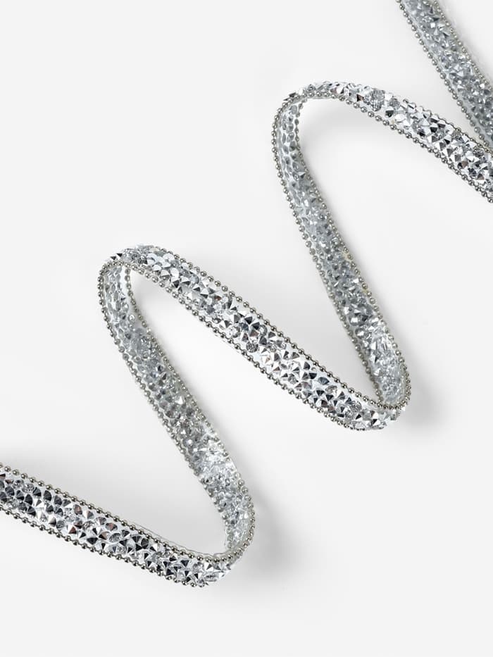 Стразы и бусины термоклеевые, 10 мм, 4.5±0.5 м, цвет серебряный