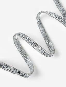 Стразы и бусины термоклеевые, 10 мм, 4.5±0.5 м, цвет серебряный