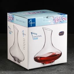 Декантер, 1.2 л, хрустальное стекло, прозрачный