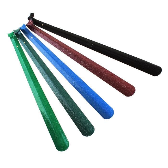 Ложка для обуви Solomon-De Luxe, 45 см, толщина 1.5 мм, металл, МИКС