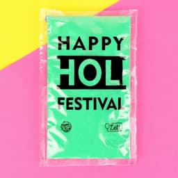 Краска холи, мятный