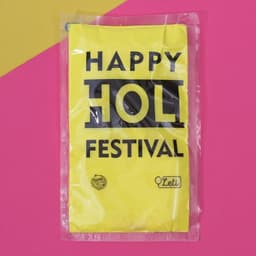 Краска холи, неон желтый