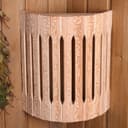 Абажур для бани и сауны «Русские узоры», липа, 31×27×11 см, настенный угловой, «Добропаровъ»