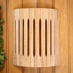 Абажур для бани и сауны «Русские узоры», липа, 31×27×11 см, настенный угловой, «Добропаровъ»