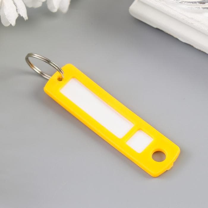 Бирка для ключей на кольце «Идентификатор. Мини», пластик, МИКС