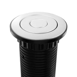 Розетка выдвижная Luazon, 16 А, трёхместная, в стол, 2xUSB, 2.1 A, серебряная