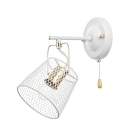 Бра 662404/1 40 Вт E27белый-золото 24×15×22 см