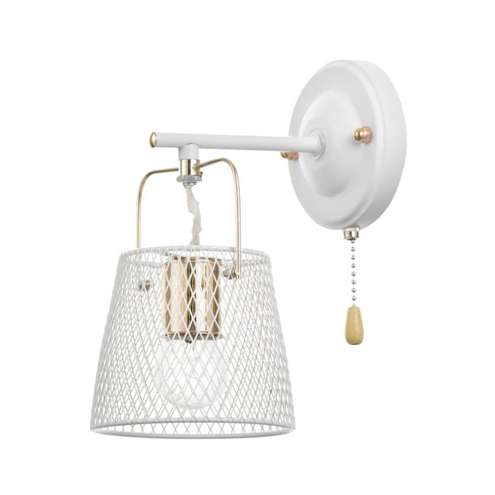 Бра 662404/1 40 Вт E27белый-золото 24×15×22 см