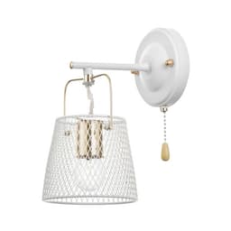 Бра 662404/1 40 Вт E27белый-золото 24×15×22 см