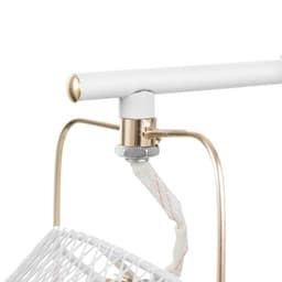 Бра 662404/1 40 Вт E27белый-золото 24×15×22 см