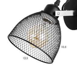 Бра 662411/1 40 Вт E27 черный 23×13×18 см