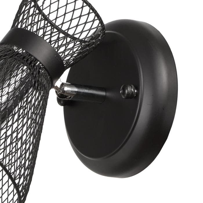 Бра 662413/1 40 Вт E14 черный 18×12×18 см