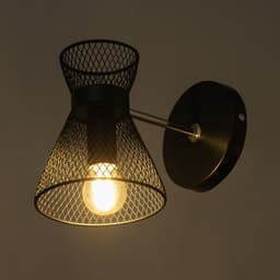 Бра 662413/1 40 Вт E14 черный 18×12×18 см