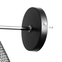 Бра 662413/1 40 Вт E14 черный 18×12×18 см