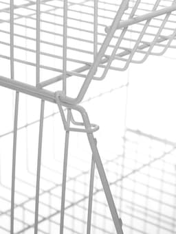 Горка-накопитель из четырёх корзин, 63×43×120, белая