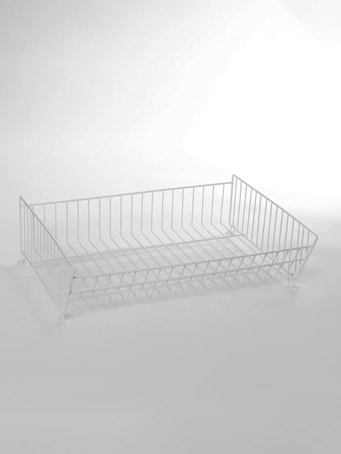 Горка-накопитель из четырёх корзин, 63×43×120, белая