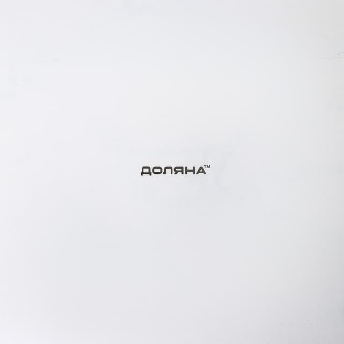 Набор для суши Доляна «Марбл белый», 3 предмета: соусники 8×2 см, 8×6 см, подставка 25×15×2 см, стекло