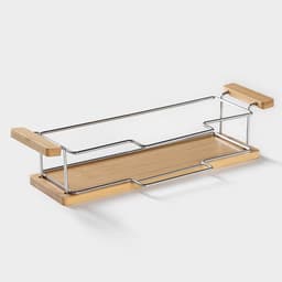 Банки для хранения специй и соусов BellaTenero, 6 предметов: солонка 100 мл, банка 200 мл, соусник 200 мл, на бамбуковой подставке, фарфор, белые