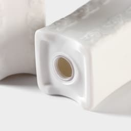 Банки для хранения специй и соусов BellaTenero, 6 предметов: солонка 100 мл, банка 200 мл, соусник 200 мл, на бамбуковой подставке, фарфор, белые