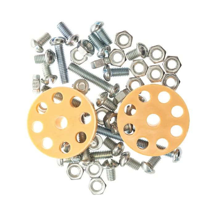 Конструктор металлический №6 Десятое Королевство, для уроков труда, 80 деталей