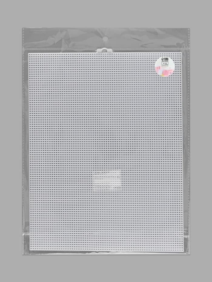 Канва для вышивания №11, пластиковая, 26×34 см, белая