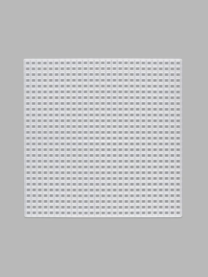 Канва для вышивания «Квадрат», пластиковая, 10.5×10.5 см, 3 шт., белая