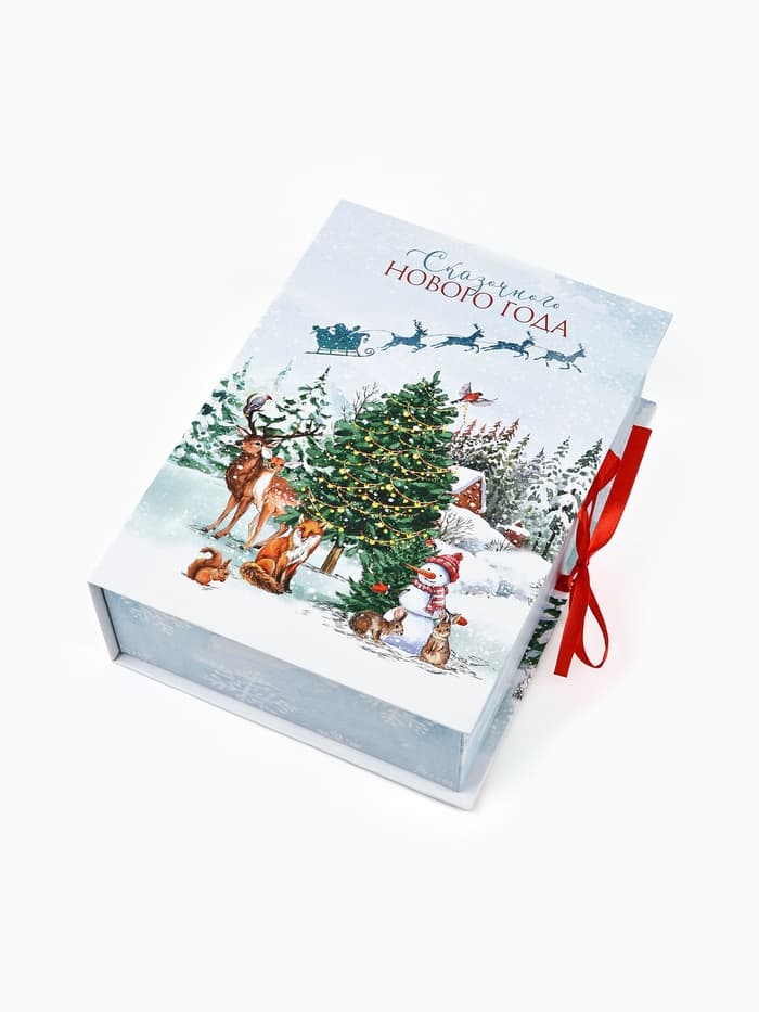 Коробка подарочная - книга «Счастливого Нового Года», 27×19.5×8 см