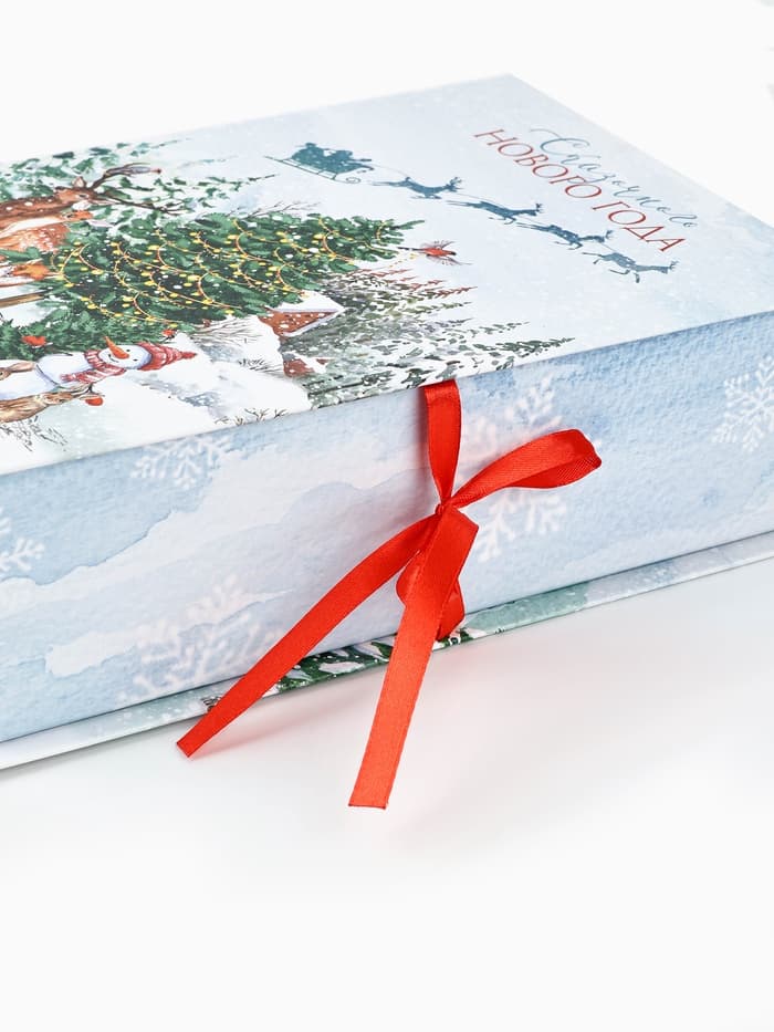 Коробка подарочная - книга «Счастливого Нового Года», 27×19.5×8 см