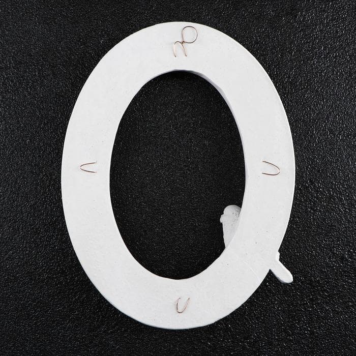Рамка для фото, панно, картин «Овальная с птичками», белая