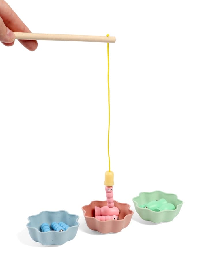 Развивающая игра 3в1 «Паровозик», рыбалка, каталка, сортер, 35×11×10 см