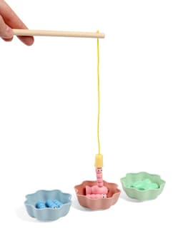 Развивающая игра 3в1 «Паровозик», рыбалка, каталка, сортер, 35×11×10 см