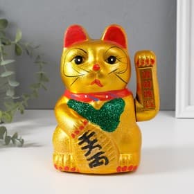 Маятник настольный антистресс «Манэки-нэко», керамика, h=17 см