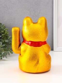 Маятник настольный антистресс «Манэки-нэко», керамика, h=17 см