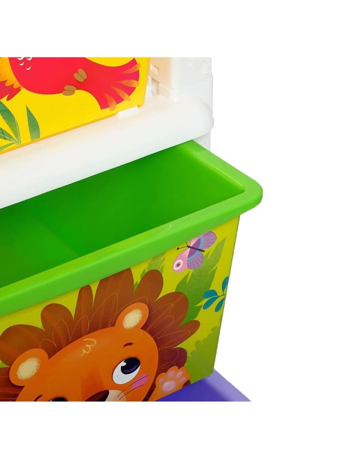 Комод детский «Дружные зверята», 3 секции