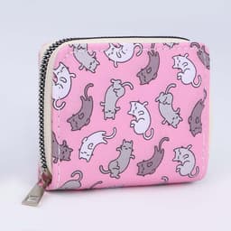 Кошелёк детский «Котята» 10×8.5×2 см, розовый