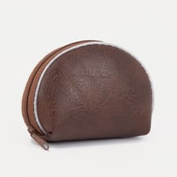 Кошелёк-монетница на молнии, 11×3×9 см, однотонный, МИКС