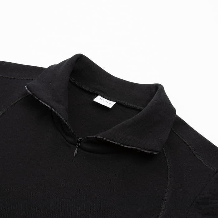 Термобельё женское (лонгслив, лосины) MINAKU, чёрное, размер 44