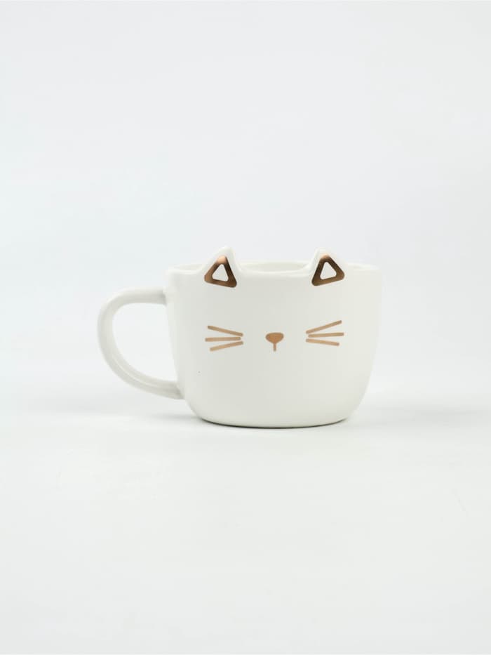 Чайная пара «Счастье уже здесь»: кружка 200 мл, блюдце 18×11 см, ложка