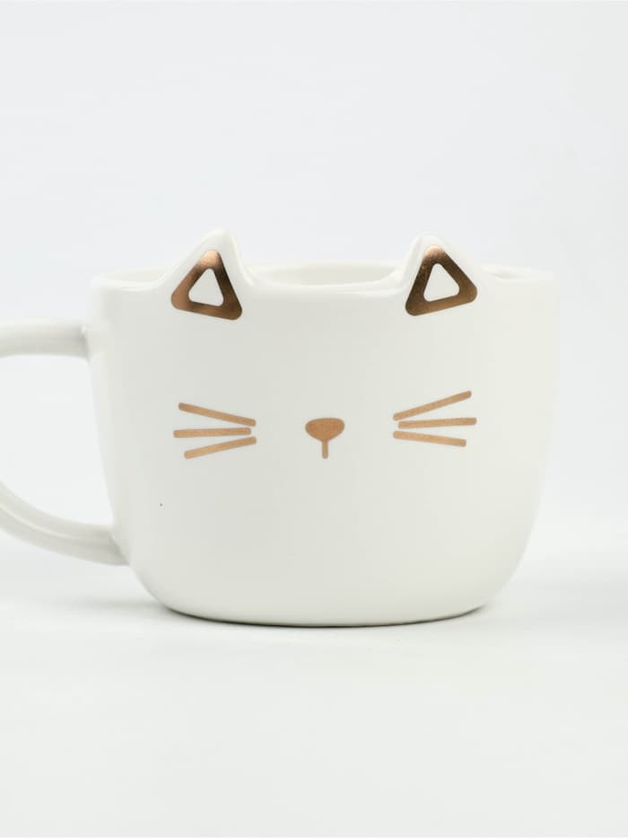 Чайная пара «Счастье уже здесь»: кружка 200 мл, блюдце 18×11 см, ложка