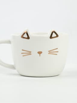 Чайная пара «Счастье уже здесь»: кружка 200 мл, блюдце 18×11 см, ложка