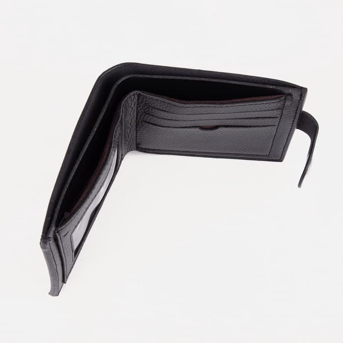 Портмоне мужское, 2 отделения, на магните, чёрное