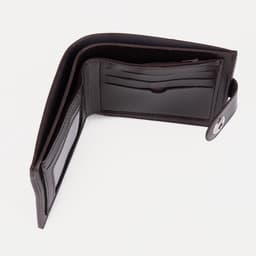 Портмоне мужское, на магните, два отделения, коричневое