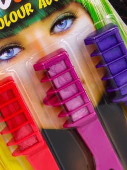 Мелки для волос с насадкой, набор 3 цвета