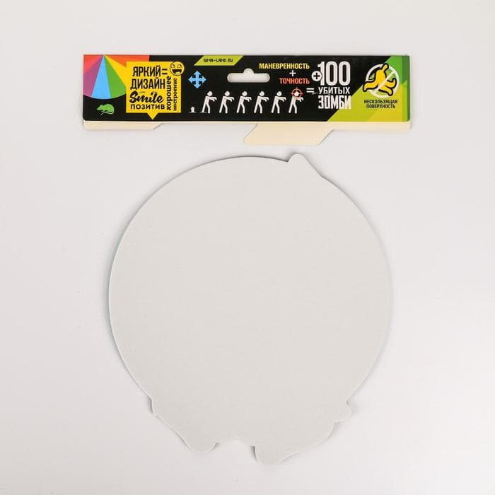 Коврик для компьютерной мыши «Мышка охраняется офицерским пупсиком», 22×19 см