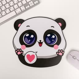 Коврик для компьютерной мыши «Панда», 21.8×22 см