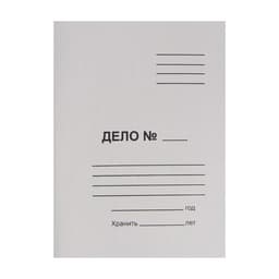 Скоросшиватель Calligrata «Дело», 300 г/м², белый, немелованный, до 200 л