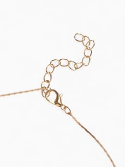 Кулон на цепочке «Жемчужина», белый в золоте, 39 см