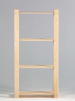 Стеллаж деревянный «Альфа 117», 4 полки, 117.8×64×28 см, хвоя, напольный, «Добропаровъ»